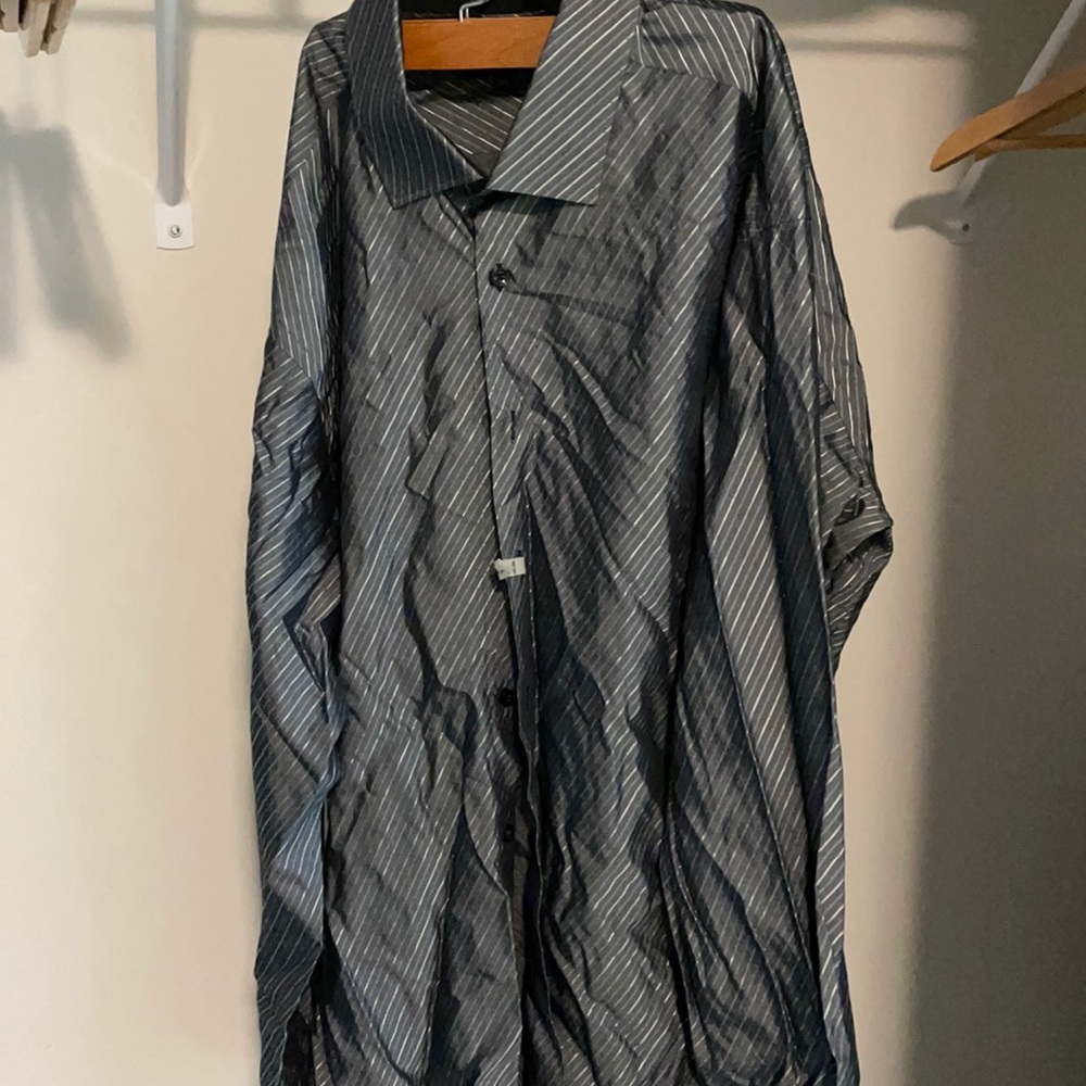 Jared Lang. Gray Button Up. Like New. - image 1